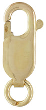 Lobster Claw #4 (5.2x13.5mm) w/Ring, 14k gold filled. Sterling Silver #4001440R