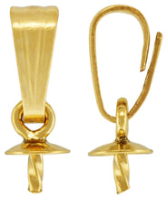 3.0mm Cup & Twist Peg Pendant, 14k gold filled.  #4005881P