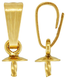 3.0mm Cup & Twist Peg Pendant, 14k gold filled.  #4005881P