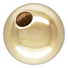 10.0mm Bead 2.0mm Hole, 14K Gold Filled, Made in USA #4001210