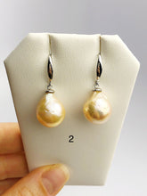 All Natural Edison Freshwater Baroque Pearl Drop Earrings on 925 Sterling Silver (476 No. 1-3)