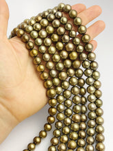 Tahitian Copper Pearl Strands - Round - 8mm to 12mm (519)