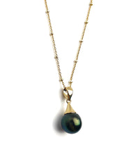 Pearl Pendant Setting - 14K Yellow Gold - Setting only - No pearl included. TP-241/14KGF