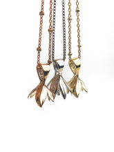 Flower Pearl Pendant Setting - 14K Yellow Gold, Rose Gold, White Gold - Setting only - No pearl included. TP41