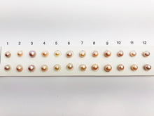 6-8mm Edison AA Loose Matched Pearls, Pink and Peach, 7mm Round (315)