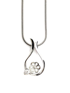 Sterling Silver Pearl Pendant Setting - SP66. Setting only. No pearl included.