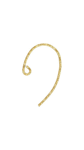 Sparkle Bass Clef Ear Wire .030
