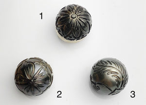 Carved Tattoo Tahitian Pearl 14mm (367)