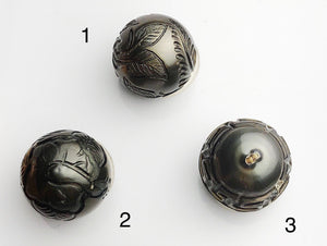 Carved Tattoo Tahitian Pearl 14mm (381)