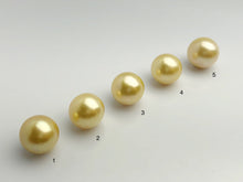 16mm - Golden South Sea Loose Pearls - Round - AA - 50% Percent Off Special (#574 No. 1-5)