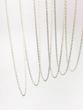 Bulk Quantity - 18" 925 Sterling Silver Anti Tarnish Alloy - 1mm Round Cable Chain Necklaces