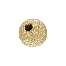 7.0mm Stardust Bead 1.8mm Hole,  14k gold filled. Made in USA.  #4004770S