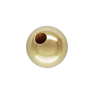 7.0mm Bead 1.8mm Hole, 14k gold filled. Made in USA. #4004770