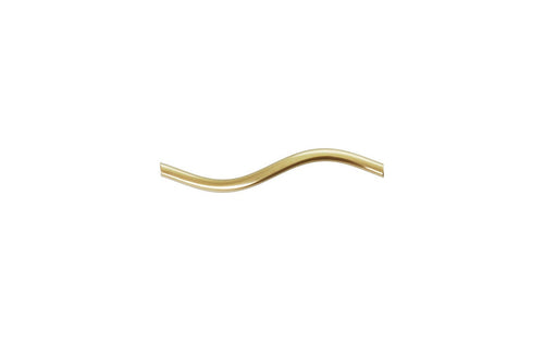 1.0x17.5mm (0.7mm ID) Spiral Tube GP,  14k gold filled. Made in USA. #400097T