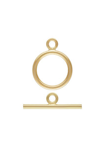 11mm Ring Toggle Set (1.3mm wire) GP, 14k gold filled. Made in USA. #4002034SET