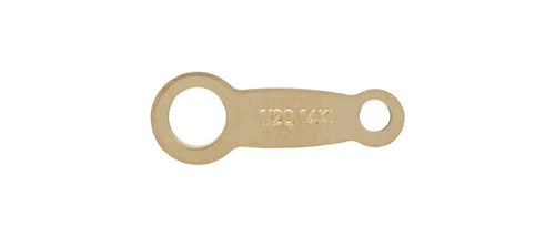 Japanese Quality Tag, 14k gold filled. Sterling Silver. #4003780J
