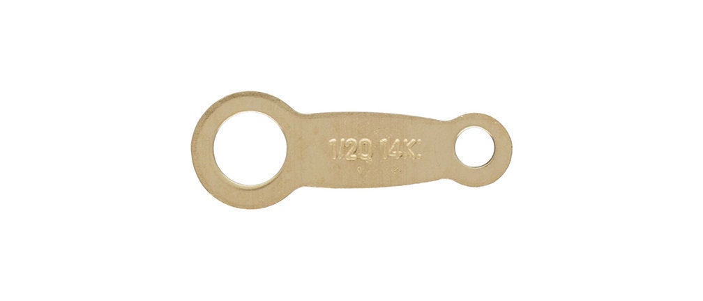 Japanese Quality Tag, 14k gold filled. Sterling Silver. #4003780J