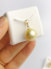 12-14mm AAA Quality South Sea Pearl Pendants on 14K Gold (452 - Size 12, 13, 14mm)