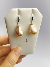 All Natural Edison Freshwater Baroque Pearl Drop Earrings on 925 Sterling Silver (478 No. 1-3)
