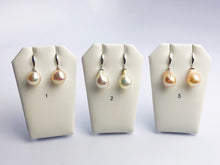 All Natural Edison Freshwater Baroque Pearl Drop Earrings on 925 Sterling Silver (478 No. 1-3)
