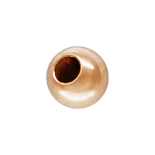 2.5mm Bead 1.0mm Hole,  14k gold filled. Made in USA. #4804725