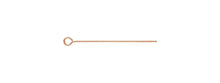 Eyepin 24ga .020x1.0" (0.50x25.4mm), 14k gold filled. Made in USA #4805464