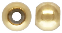 4.0mm Smart Bead 2.0mm Hole 1.5mm Fit, 14k gold filled. Made in USA. #4004840I