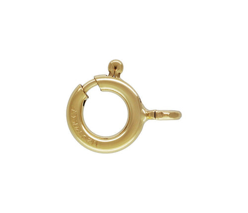 8.0mm Spring Ring w/Open Ring GP, 14k gold filled. #4002480