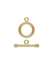 12mm Ring Toggle Set (2.0mm wire) GP, 14k gold filled. Made in USA. #4002038SET