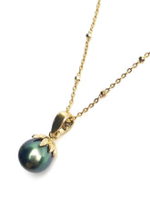 Flower Pearl Pendant Setting - 14K Yellow Gold, Rose Gold, White Gold - Setting only. No pearl included. TP17.