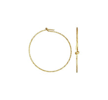 Sparkle Wire Beading Hoop Earrings