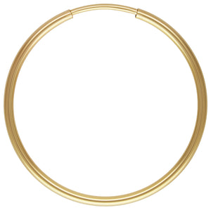 1.25x24mm Endless Hoop, 14k gold filled. Made in USA. #4011724