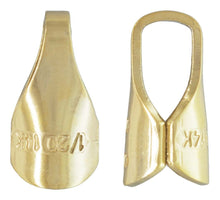 2.0mm ID Round Endcap, 14k gold filled. Made in USA. #4002920