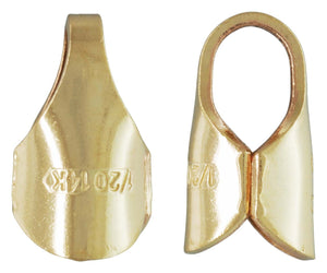 3.0mm ID Round Endcap, 14k gold filled. Made in USA. #4002930