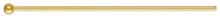 22ga Ball Headpin .025x.1.0"(0.63x25.4mm) GP, 14k gold filled. Made in USA. #4005381B