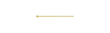 22ga Ball Headpin .025x.1.0"(0.63x25.4mm) GP, 14k gold filled. Made in USA. #4005381B