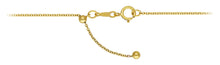 22" Adjustable Cable Chain 1.1mm,  14k gold filled. Made in USA. #401217622LA