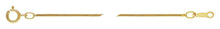 20" 1.0mm Snake Chain, 14k gold filled. Made in USA. #401520520L