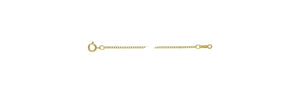 18" 1322 Curb Chain 1.5mm, 14k gold filled. Made in USA. #401267518L