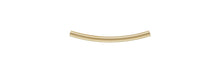 1.5x20.0mm Curved Tube, 14K Gold Filled, Made in USA. #4020054