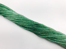 HALF OFF SALE- Green Onyx Gemstone Green and White Graduated Beads, Full Strand, Semi Precious  Gemstone , 13"