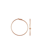 70x30.0mm Wire Beading Hoop, 14k gold filled. Made in USA #4811808