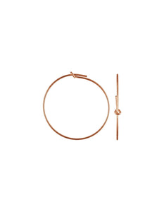 70x30.0mm Wire Beading Hoop, 14k gold filled. Made in USA #4811808