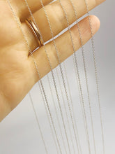 Bulk Quantity - 22" 925 Sterling Silver Anti Tarnish Alloy - 1mm Round Cable Chain Necklaces