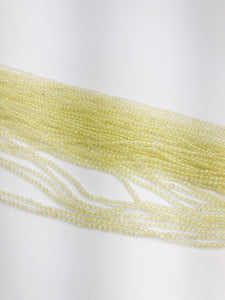 HALF OFF SALE - Lemon Quartz Gemstone Beads, Full Strand, Semi Precious Gemstone, 13"