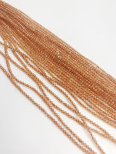 HALF OFF SALE - Sunstone Gemstone Beads, Full Strand, Semi Precious Gemstone, 13"