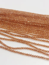 HALF OFF SALE - Sunstone Gemstone Beads, Full Strand, Semi Precious Gemstone, 13"
