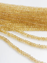 HALF OFF SALE - Citrine Gemstone Beads, Full Strand, Semi Precious Gemstone, 13"