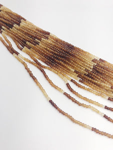 HALF OFF SALE - Multi Hasonite Gemstone Beads, Full Strand, Semi Precious Gemstone, 13"
