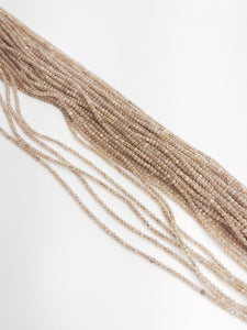 HALF OFF SALE - Orange Moonstone Gemstone Beads, Full Strand, Semi Precious Gemstone, 13"